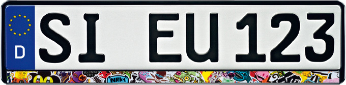 Nummerpladeholder, ERICH UTSCH