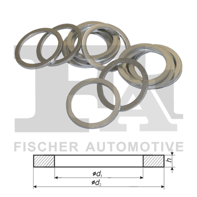 FA1 Pakningsring, turbo-lader 464310100 for VAG BMW MERCEDES-BENZ PORSCHE