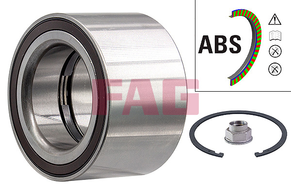 SCHAEFFLER FAG Hjullejesæt 713645040 for VAUXHALL GENERAL MOTORS NISSAN RENAULT