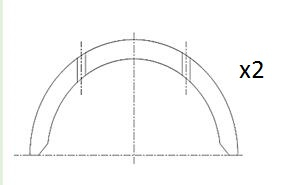 FAI AUTOPARTS Distanceskive, krumtapaksel bt3010std for VAG