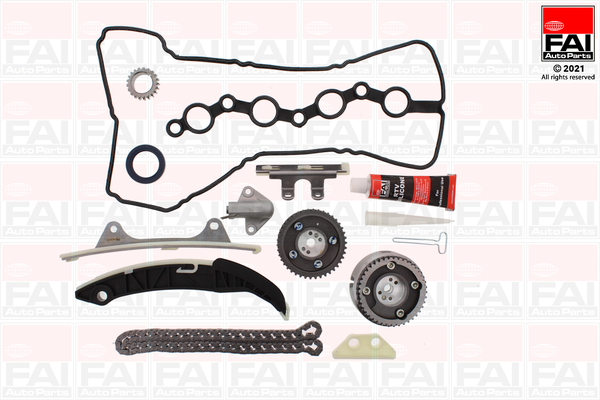 FAI AUTOPARTS Styrekædesæt TCK334VVT oppe for HYUNDAI KIA