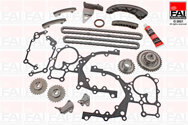FAI AUTOPARTS Styrekædesæt TCK445 nede for HYUNDAI KIA