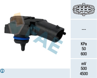 FAE Sensor, sugerørstryk 15133 for VOLVO STANDARD AUTOMOBILE