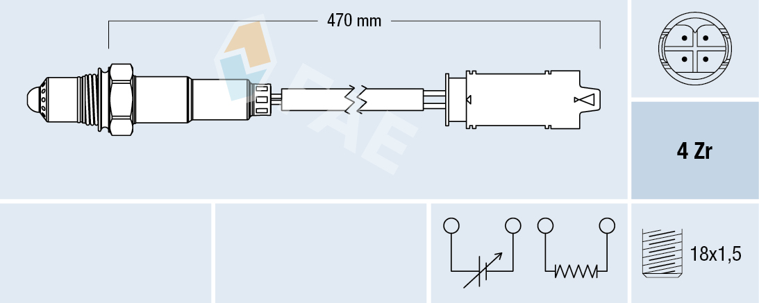 FAE Lambdasonde 77326 for MINI BMW STANDARD AUTOMOBILE