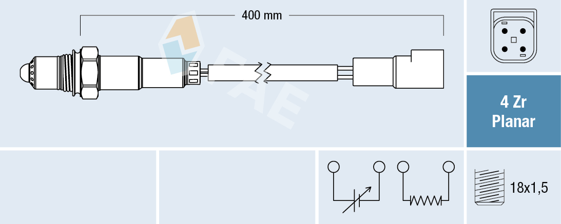 FAE Lambdasonde 77244 for FORD