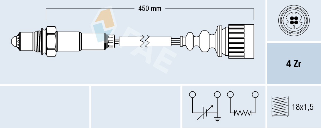 FAE Lambdasonde 77367 for BMW