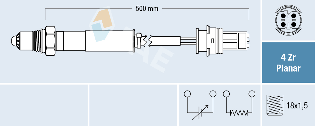 FAE Lambdasonde 77443 for BMW