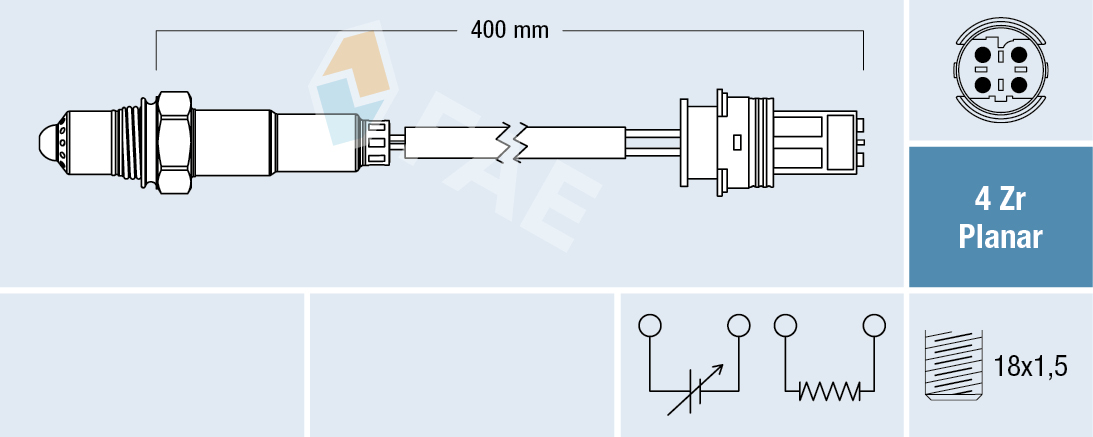 FAE Lambdasonde 77445 for BMW