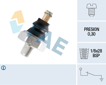 FAE Olietrykskontakt 10610 for SUBARU HYUNDAI HONDA MAZDA ROVER KIA STERLING STANDARD AUTOMOBILE