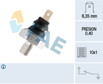 FAE Olietrykskontakt 11070 for VOLVO AMC PORSCHE STANDARD AUTOMOBILE AUDI VW