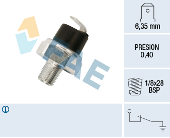 FAE Olietrykskontakt 11730 for MITSUBISHI HYUNDAI KIA STANDARD AUTOMOBILE