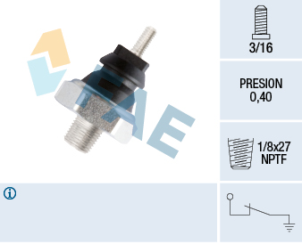 FAE Olietrykskontakt 12180 for FORD ROVER