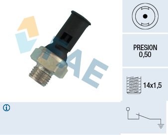 FAE Olietrykskontakt 12390 for VOLVO FORD STANDARD AUTOMOBILE
