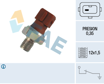 FAE Olietrykskontakt 12410 for OPEL BMW LAND ROVER MG VAUXHALL GENERAL MOTORS ROVER MINI HONDA STANDARD AUTOMOBILE