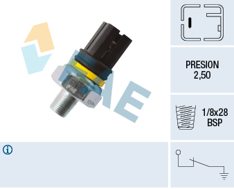 FAE Olietrykskontakt 12419 for NISSAN