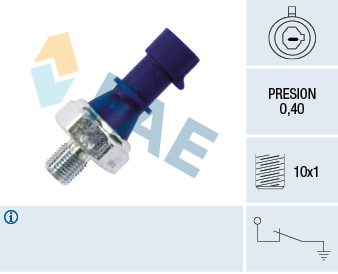 FAE Olietrykskontakt 12439 for GENERAL MOTORS CHEVROLET VAUXHALL