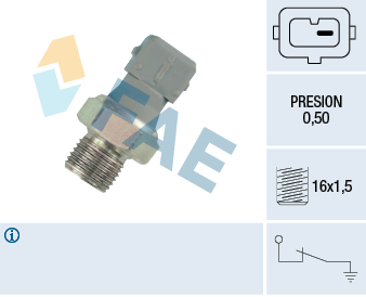 FAE Olietrykskontakt 12460 for CITROËN/PEUGEOT CITROËN RENAULT NISSAN ROVER SUZUKI HYUNDAI