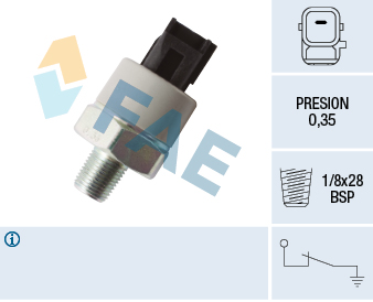 FAE Olietrykskontakt 12549 for SUBARU STANDARD AUTOMOBILE