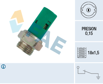 FAE Olietrykskontakt 12520 for RENAULT