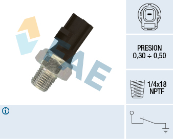FAE Olietrykskontakt 12610 for FORD MAZDA CITROËN/PEUGEOT JAGUAR FIAT STANDARD AUTOMOBILE