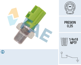 FAE Olietrykskontakt 12613 for FORD VOLVO MAZDA STANDARD AUTOMOBILE