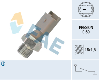 FAE Olietrykskontakt 12640 for FORD VOLVO MAZDA DS RENAULT CITROËN NISSAN SUZUKI TOYOTA MINI STANDARD AUTOMOBILE LAND ROVER