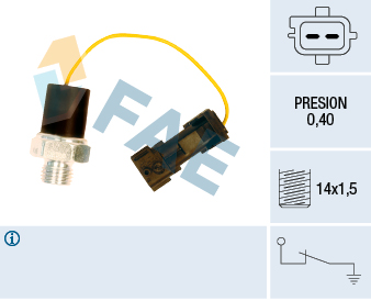 FAE Olietrykskontakt 12650 for SAAB GENERAL MOTORS STANDARD AUTOMOBILE