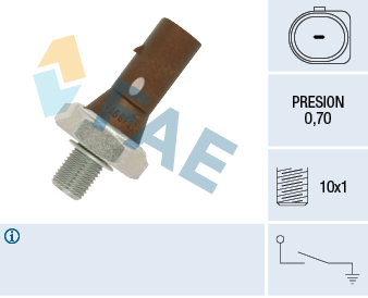 FAE Olietrykskontakt 12890 for FORD PORSCHE SEAT VW MITSUBISHI STANDARD AUTOMOBILE