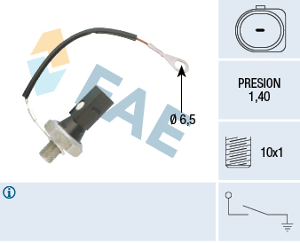 FAE Olietrykskontakt 12896 for AUDI STANDARD AUTOMOBILE