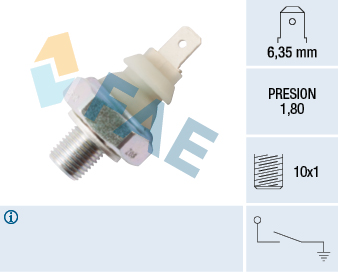 FAE Olietrykskontakt 12910 for VW STANDARD AUTOMOBILE
