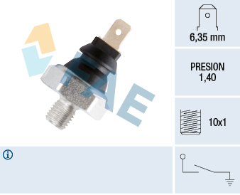 FAE Olietrykskontakt 12900 for FORD VW MERCEDES-BENZ STANDARD AUTOMOBILE