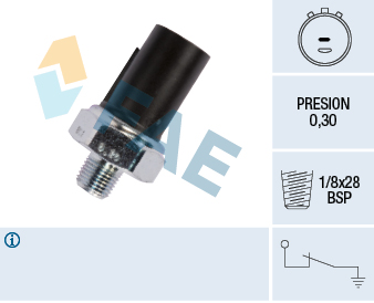 FAE Olietrykskontakt 12990 for KIA GENESIS STANDARD AUTOMOBILE