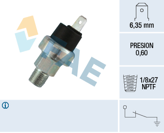 FAE Olietrykskontakt 13420 for ROVER