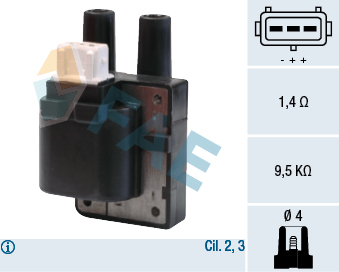 FAE Tændspole 80205 for DACIA
