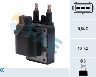 FAE Tændspole 80220 for VOLVO DACIA