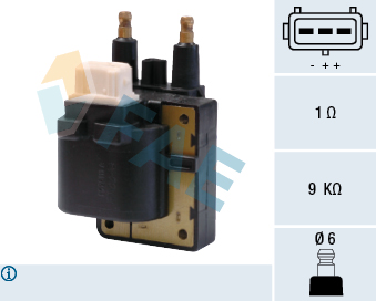 FAE Tændspole 80221 for VOLVO DACIA
