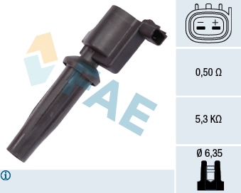 FAE Tændspole 80231 for FORD VOLVO MAZDA