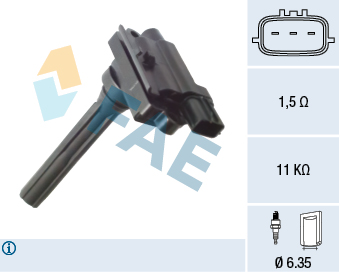 FAE Tændspole 80393 for SUZUKI