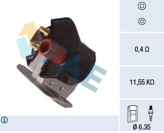 FAE Tændspole 80414 for MERCEDES-BENZ