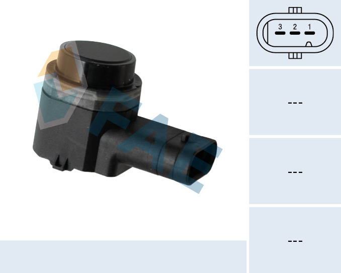 FAE Sensor, parkeringshjælp 66014 bag for FORD ASTON MARTIN