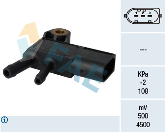 FAE Sensor,udstødningstryk 16100 for CHRYSLER MERCEDES-BENZ JEEP SMART