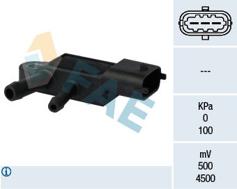 FAE Sensor,udstødningstryk 16105 for FORD OPEL GENERAL MOTORS RENAULT VM MERCEDES-BENZ NISSAN SUZUKI