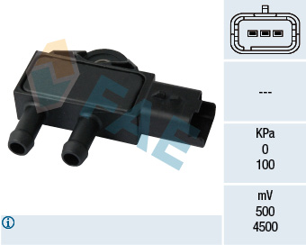 FAE Sensor,udstødningstryk 16111 for PEUGEOT MINI
