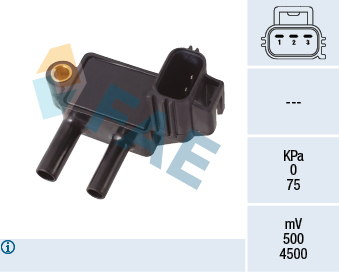 FAE Sensor,udstødningstryk 16118 for FORD