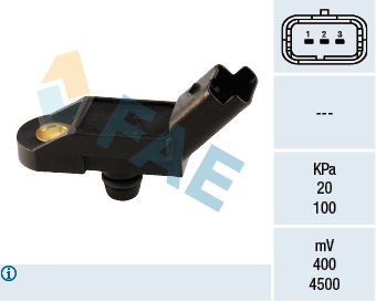 FAE Sensor, sugerørstryk 15009 for DS PEUGEOT CITROËN RENAULT FIAT