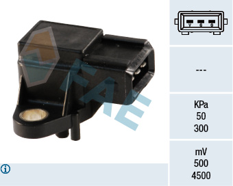 FAE Sensor, sugerørstryk 15028 for BMW