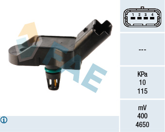 FAE Sensor, sugerørstryk 15035 for DS PEUGEOT CITROËN FIAT