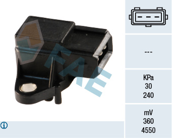 FAE Sensor, sugerørstryk 15029 for BMW OPEL GENERAL MOTORS ROVER