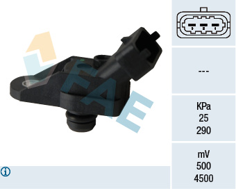 FAE Sensor, sugerørstryk 15053 for OPEL GENERAL MOTORS