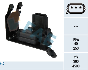 FAE Sensor, sugerørstryk 15080 for FORD